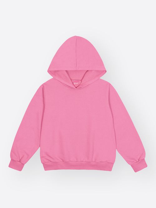 Blusão Felpado com Capuz Infantil Menina Mundo Cinti