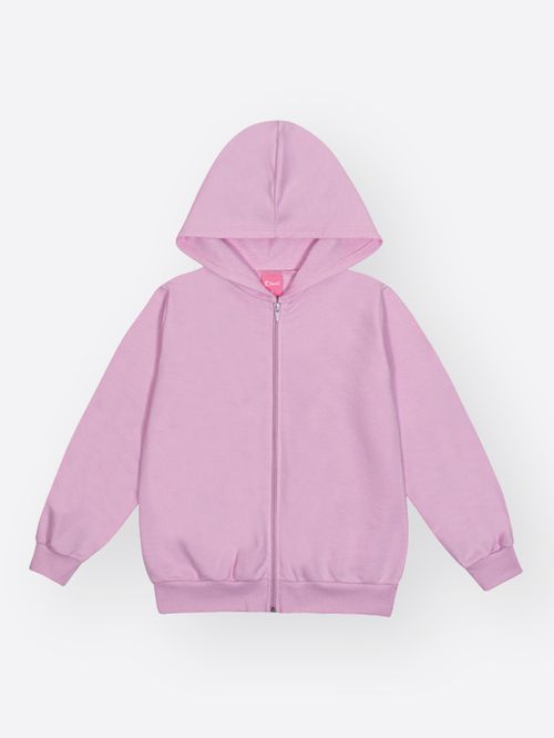 Jaqueta Felpada com Capuz Infantil Menina Mundo Cinti