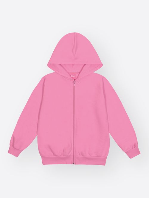 Jaqueta Felpada com Capuz Infantil Menina Mundo Cinti