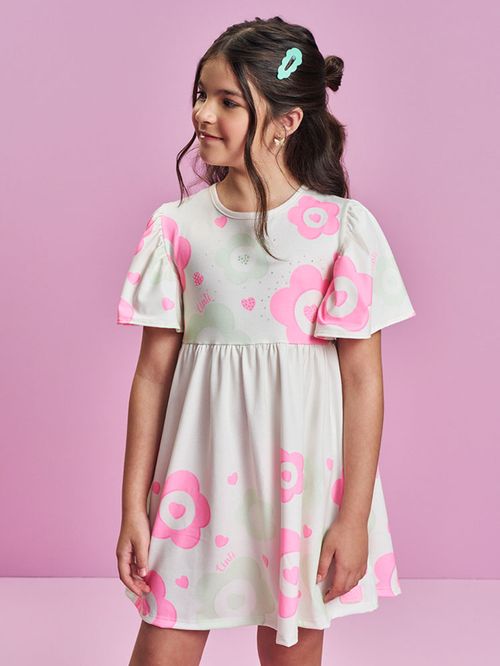 Vestido Infantil Menina Floral Mundo Cinti
