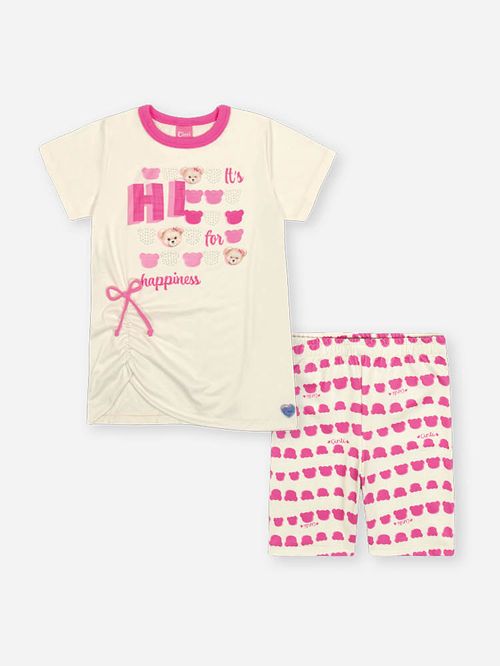 Conjunto Infantil Menina HI Ursinhas Mundo Cinti