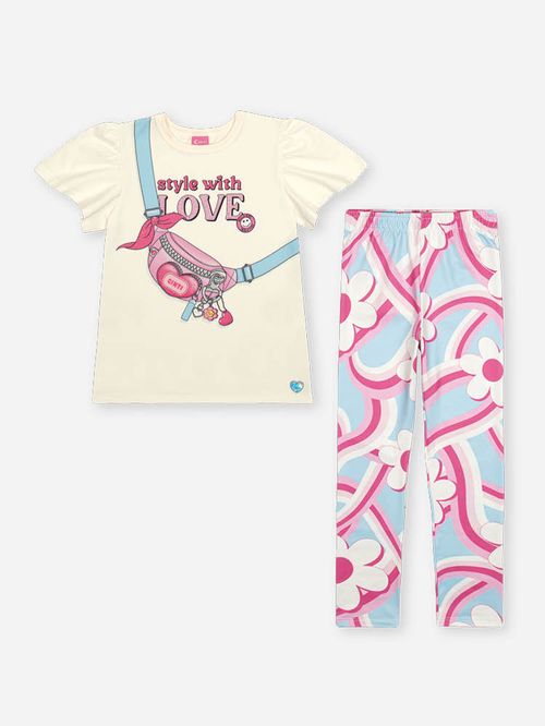 Conjunto Infantil Menina STYLE WITH LOVE Mundo Cinti
