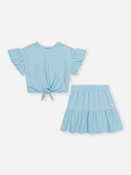 Conjunto Infantil Menina com Amarração Mundo Cinti