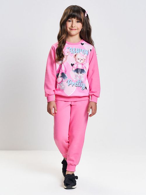 Conjunto Menina Ursa Pretty Fashion Mundo Cinti