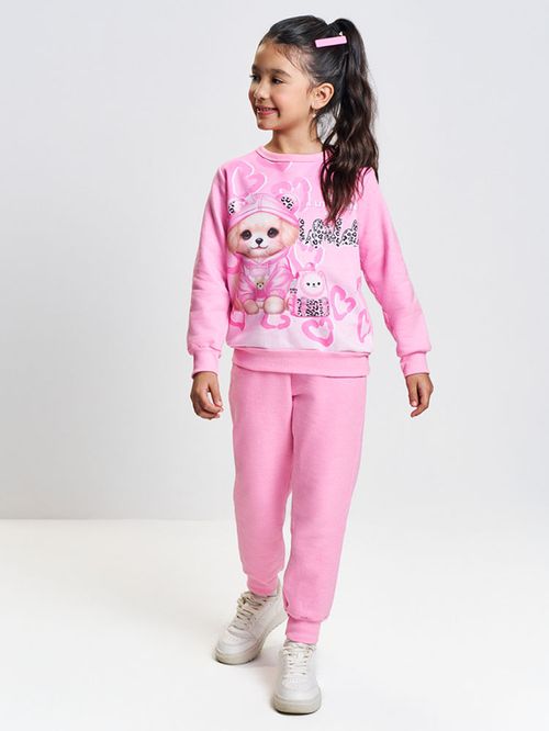 Conjunto Infantil Menina WILD Puppy Mundo Cinti