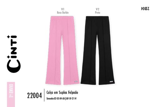 Calça Wide Leg Infantil Menina Mundo Cinti
