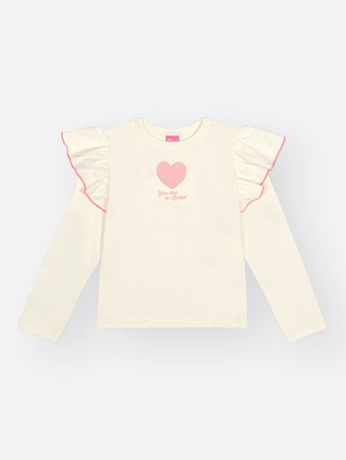 Conjunto Infantil Menina LOVED Tweed  Mundo Cinti