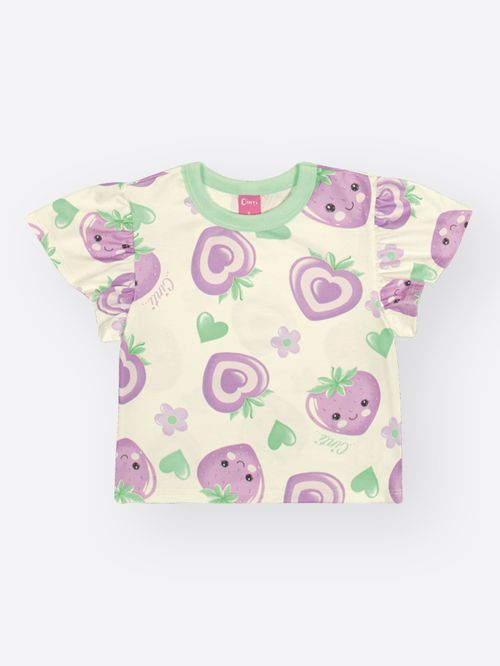 Conjunto Infantil Menina Strawberry Lovers Mundo Cinti