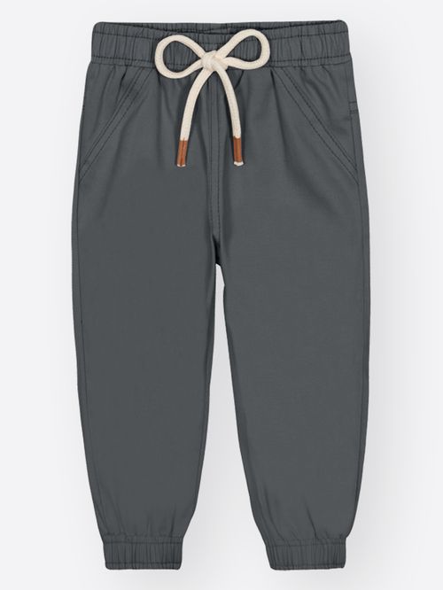 Calça Jogger Bebê Menino em Sarja com Elastano Divertto