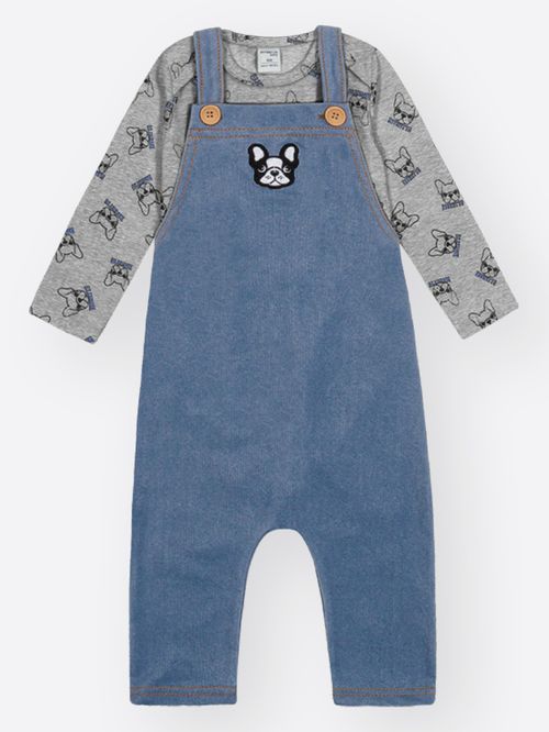 Conjunto Bebê Menino Bulldogs Divertto