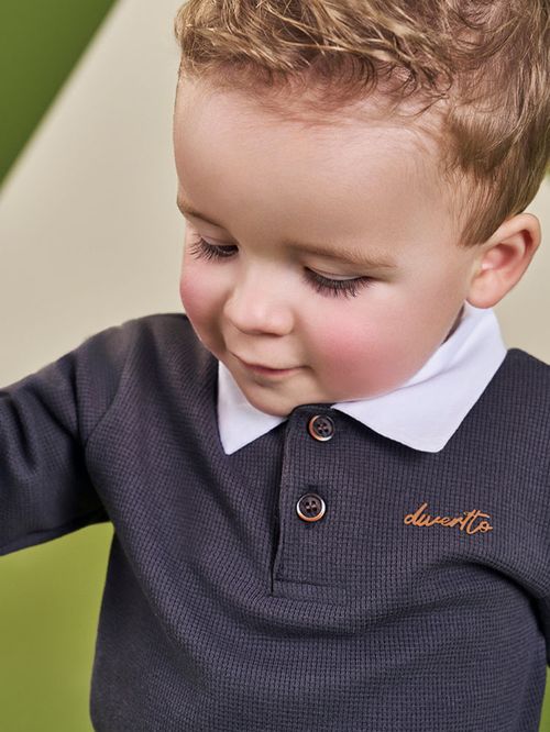 Conjunto Bebê Menino Polo Casual Divertto
