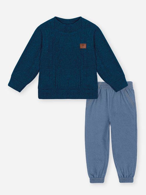 Conjunto Bebê Menino em Tricot Divertto