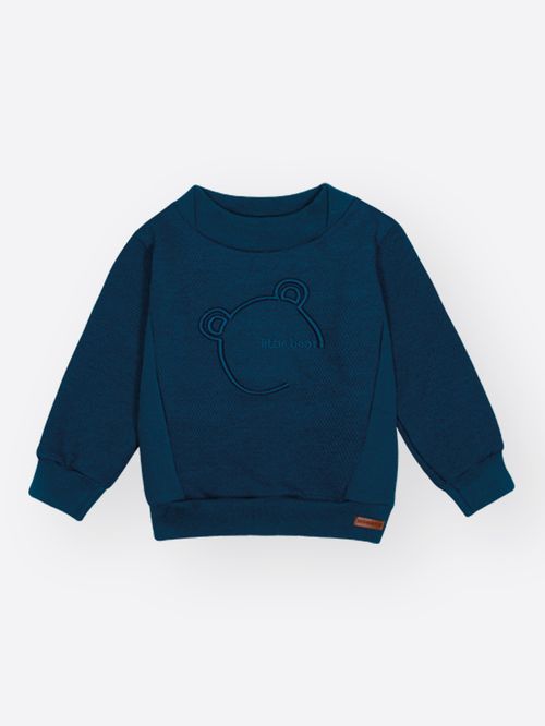 Conjunto Bebê Menino Urso Bordado Divertto