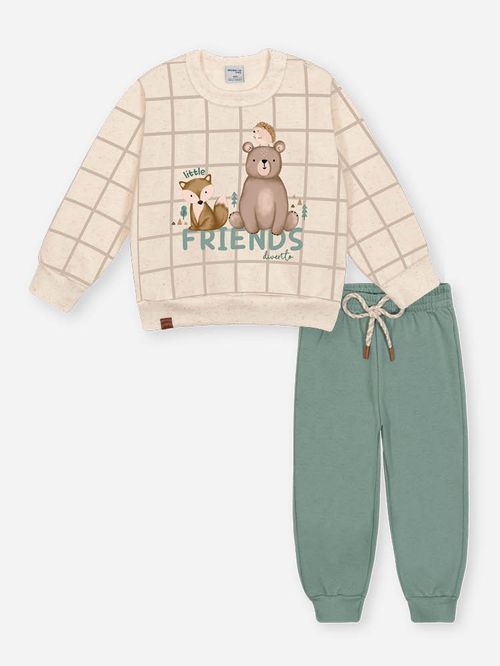 Conjunto Bebê Menino Bear & Friends Divertto