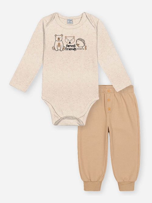 Conjunto Bebê Menino Forest Friends Divertto