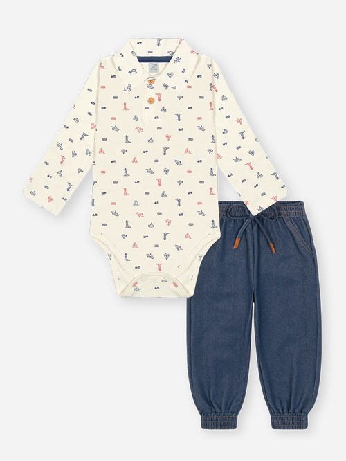 Conjunto Bebê Menino Navy Divertto