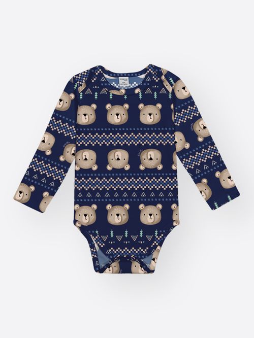 Body Bebê Menino Térmico Total Print Divertto