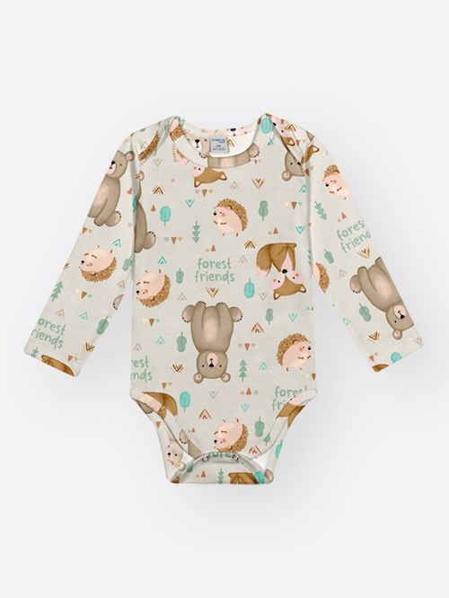 Body Bebê Menino Térmico Total Print Divertto