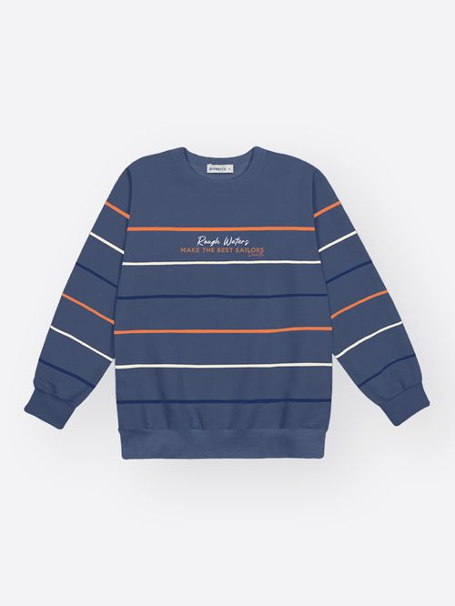 Blusão Felpado Infantil Menino Listrado Divertto