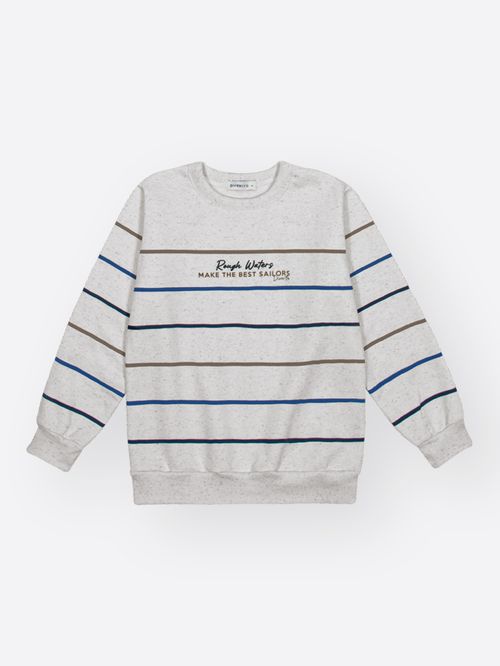 Blusão Felpado Infantil Menino Listrado Divertto