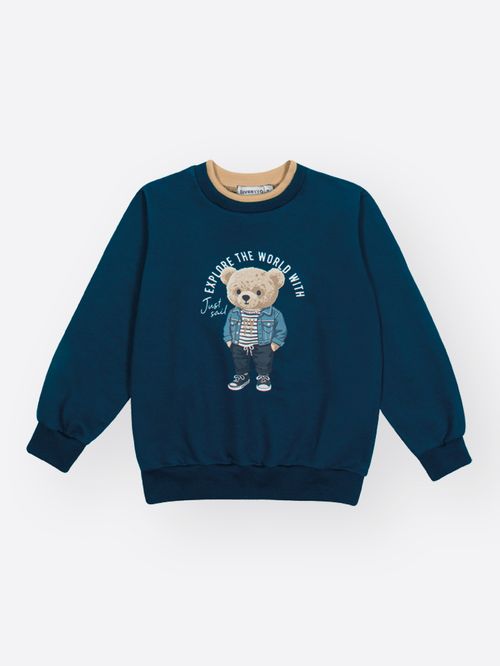 Blusão Infantil Menino Bear Explorer Divertto