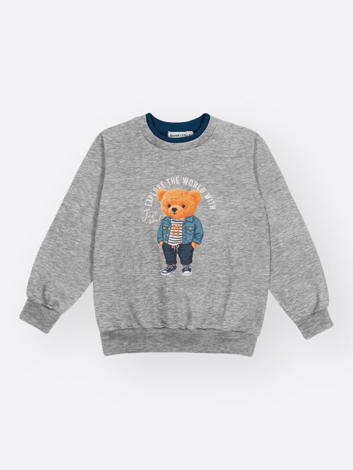 Blusão Infantil Menino Bear Explorer Divertto