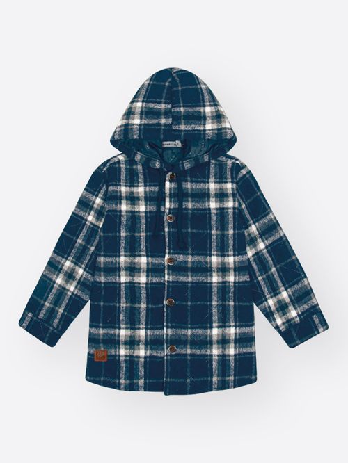 Camisa Overshirt Infantil Menino Xadrez Divertto