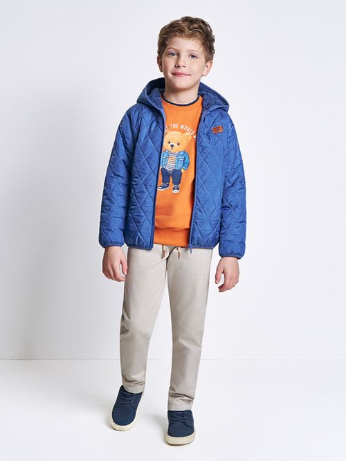 Jaqueta Matelassê Infantil Menino Divertto