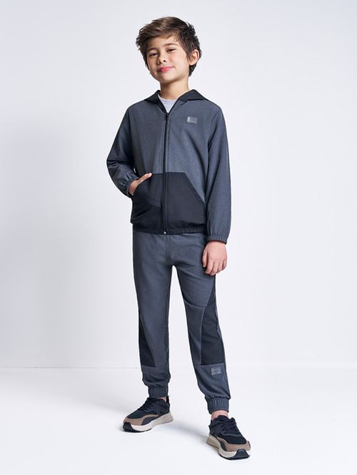 Calça Jogger Infantil Menino Bicolor Trail Divertto