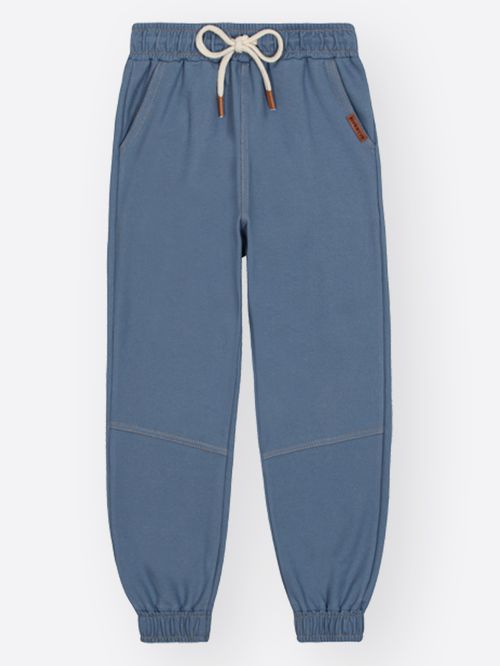 Calça Jogger Infantil Menino em Denim com Elastano Divertto