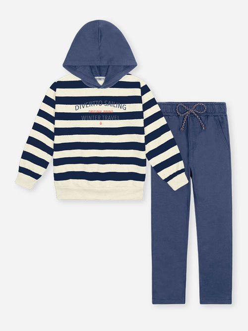 Conjunto Infantil Menino Listras Travel Divertto