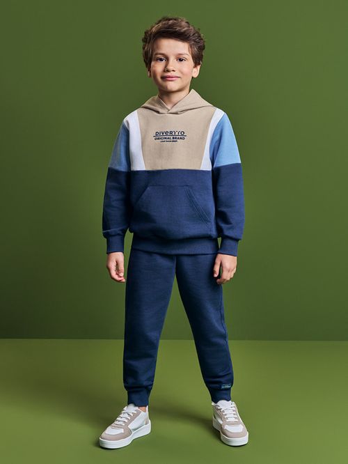 Conjunto Infantil Moletom com Capuz – Look de Inverno Quentinho e Estiloso com Blusão Canguru