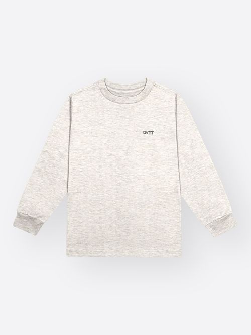 Camiseta Infantil Manga Longa em Meia Malha – Peça Básica para Looks de Inverno Confortáveis