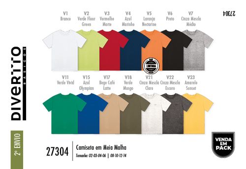 Camiseta Manga Curta Infantil Menino DVTT Divertto