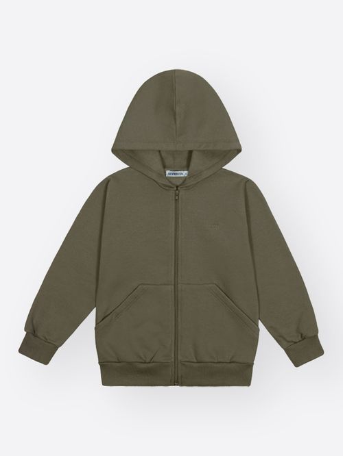 Jaqueta Peluciada com Capuz Infantil Menino Divertto