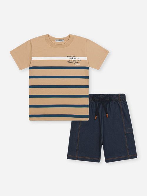 Conjunto Infantil Menino Listras Divertto