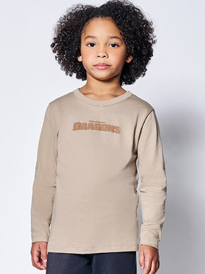 Camiseta Dragon Infantil Menino Fúria da Noite Divertto