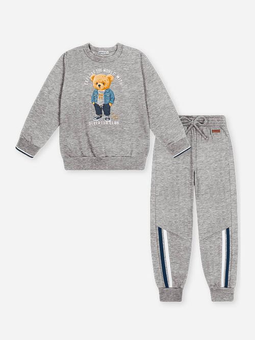 Conjunto Infantil Menino Bear Stripes Divertto