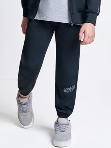 Calça Jogger Malha Térmica Pesada Infantil Menino Divertto