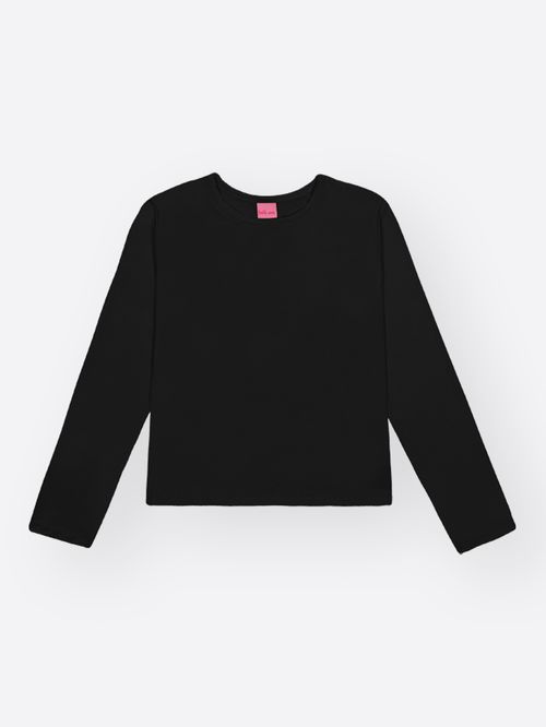 Blusa em Malha Térmica Pesada Infantil Menina Beli.me