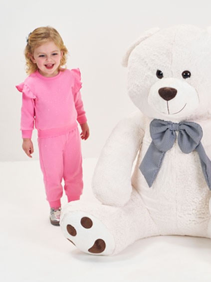 Conjunto em Moletinho Bebê Menina Charming Pink Beli.me