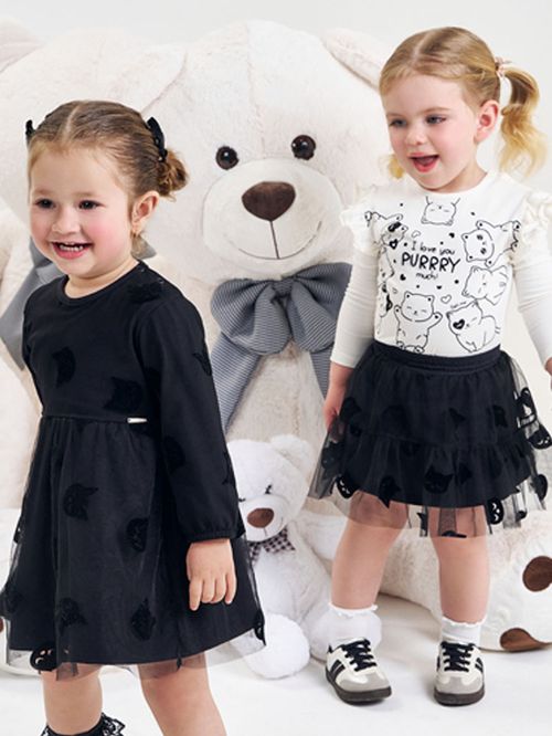 Conjunto Bebê Menina PURRRY em Tule de Gato Beli.me