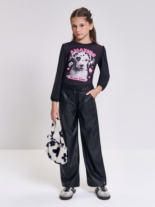 Blusa Térmica Infantil Menina Amazing Dalmata Beli.me