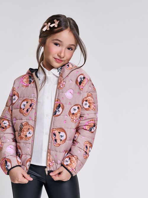 Jaqueta Puffer Infantil Menina Belinha Beli.me