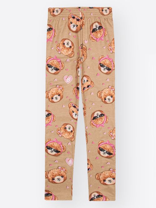 Legging Felpada Infantil Menina Total Print Beli.me