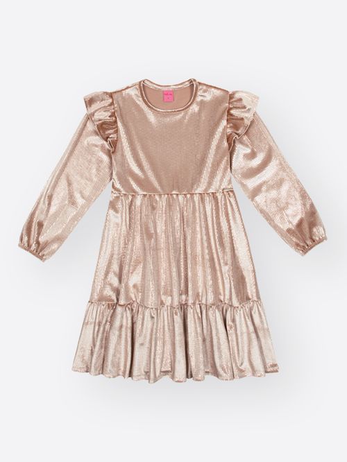 Vestido Infantil Menina em Veludo Glow Beli.me