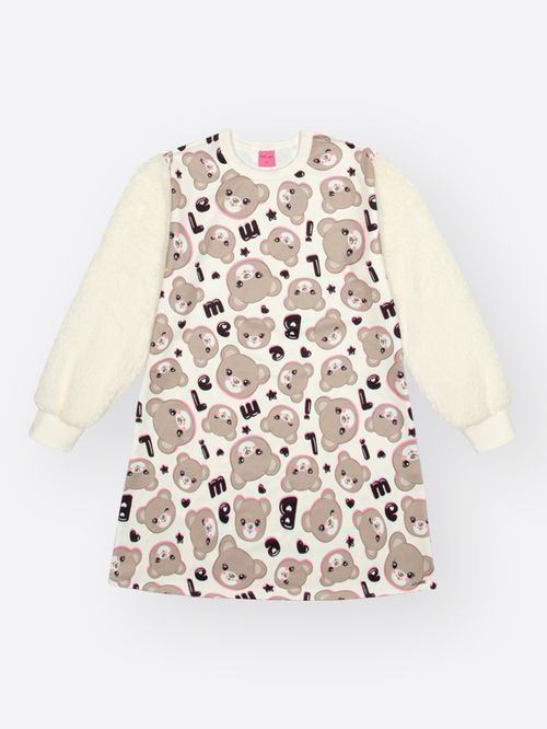 Vestido Peluciado Infantil Menina Belinha Beli.me