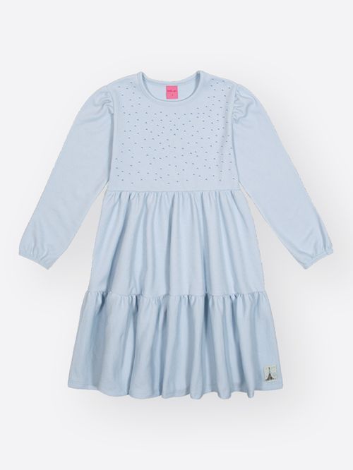 Vestido Infantil Menina Light Dream com Strass Beli.me