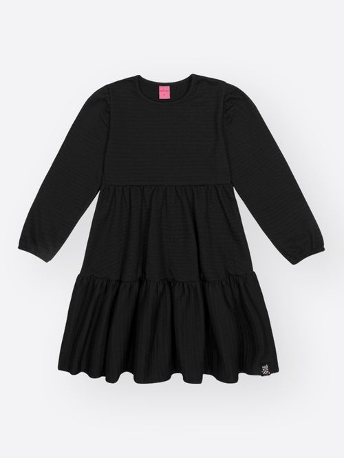 Vestido em Lastex Infantil Menina Midnight Sky Beli.me