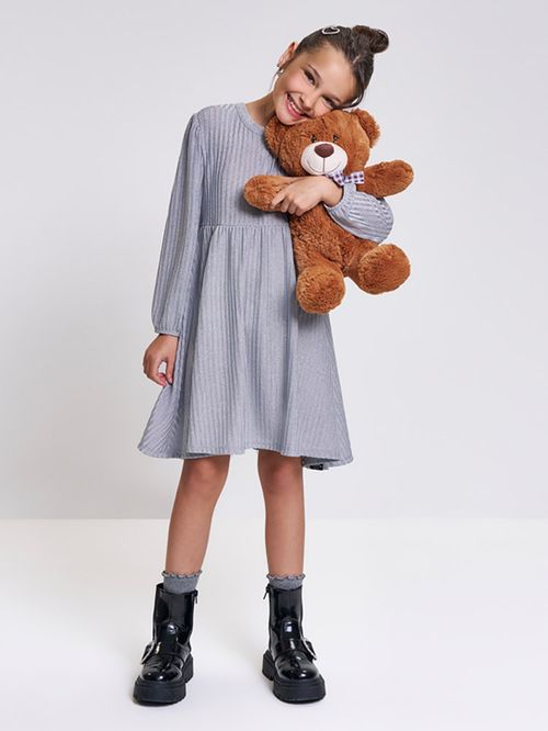 Vestido em Tricot Infantil Menina Beli.me